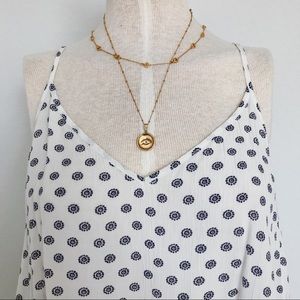 Splendid Island Stamp Print Tank